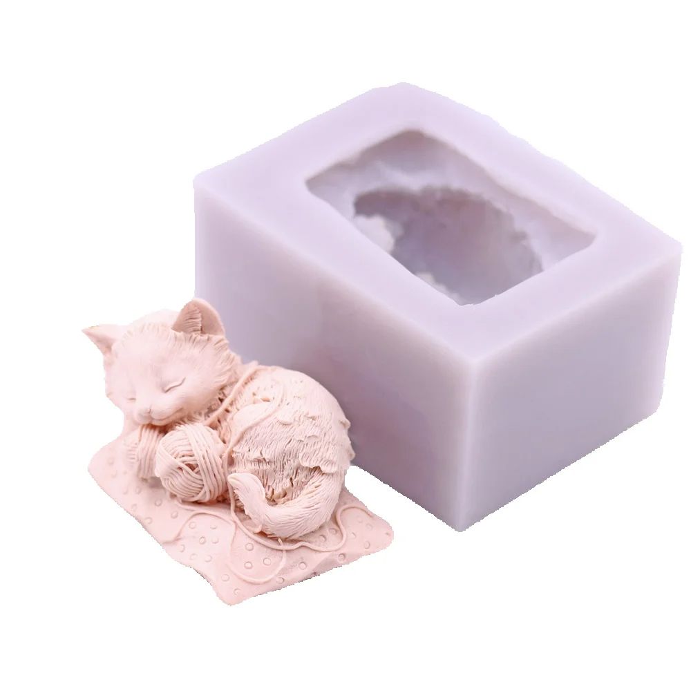 Candle Making Yarn - Stampo in Silicone 3D a Forma