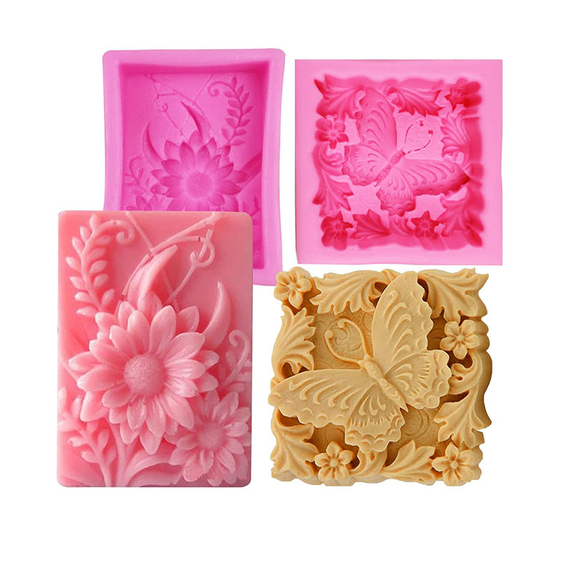 Candle Making Bath - Stampo in Silicone per Sapone 3D