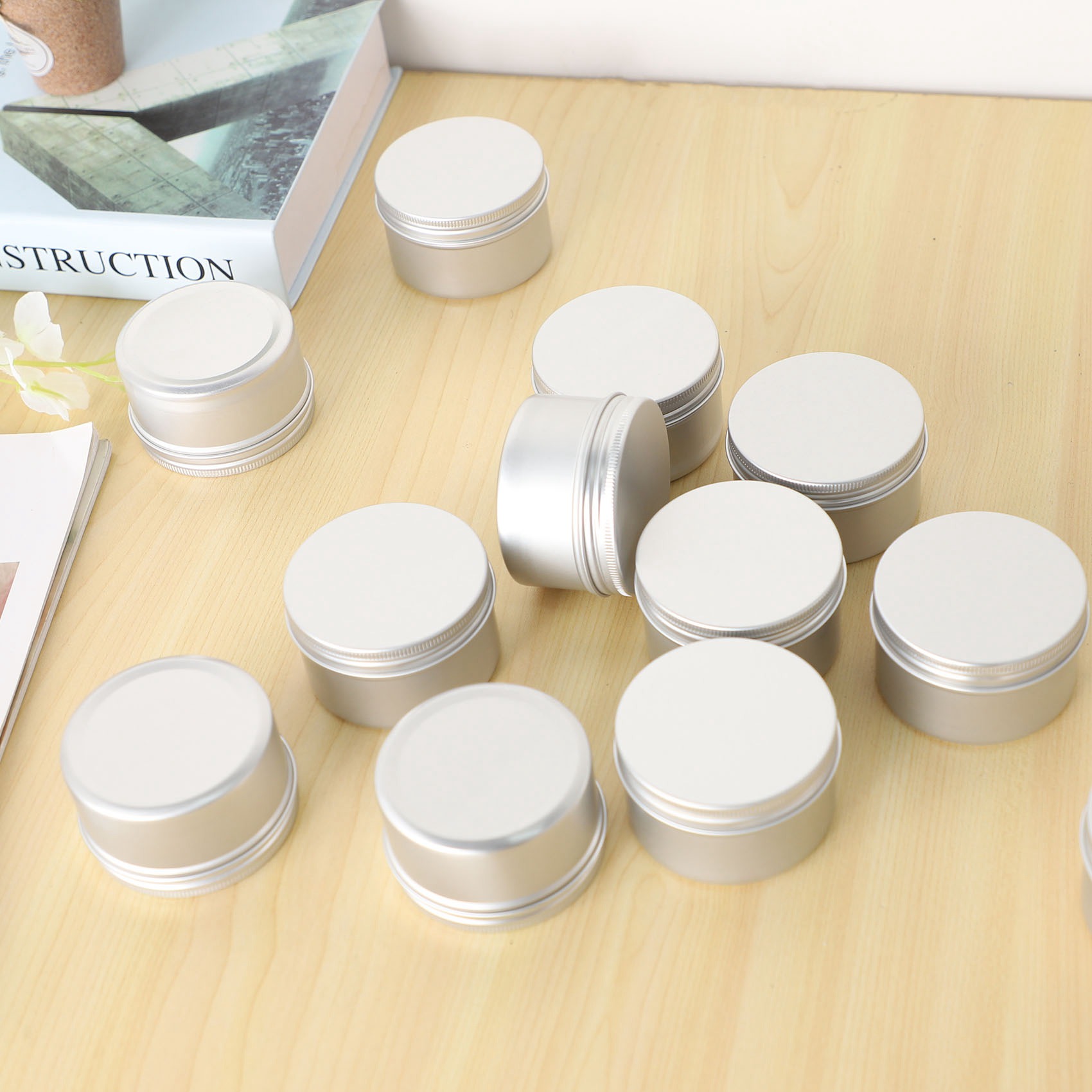 Candle Making Quantities - Confezione da 12 Barattoli in Metallo