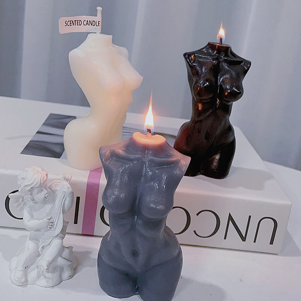 Paraffin Candle Wax - Candela Profumata a Forma di Torso