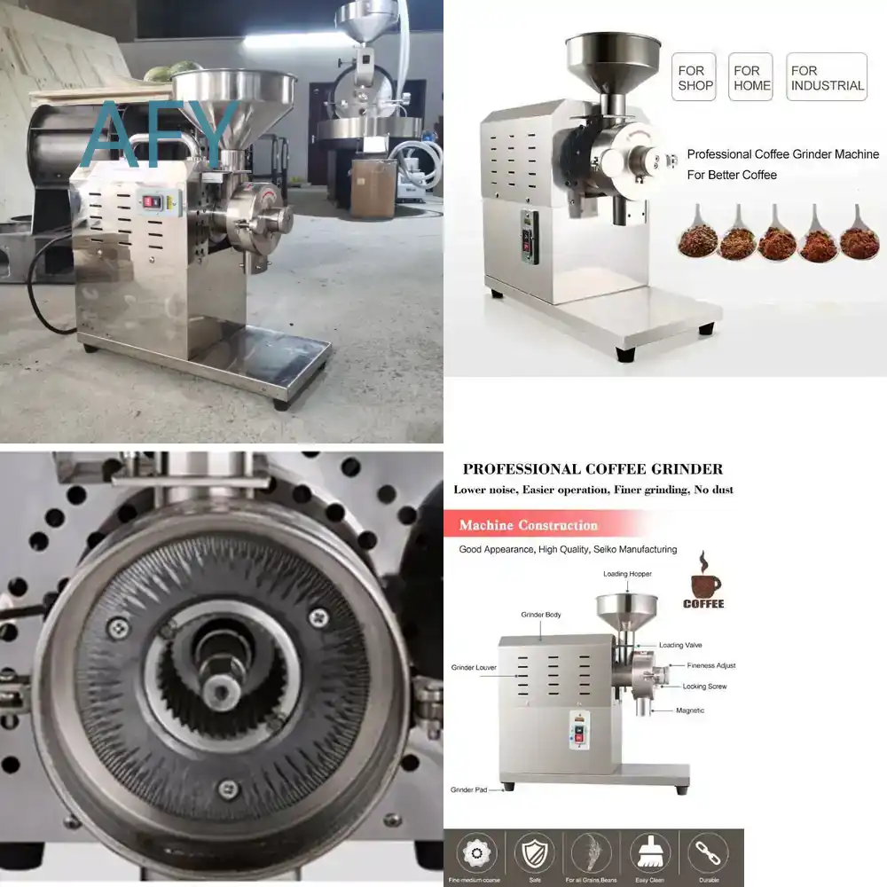 Pour Pot Aluminum - Macinacaffè Elettrico per Macchina da Espresso,
