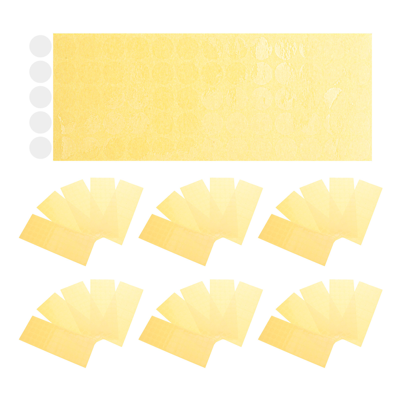 Label Sticker Round - 5000 Pezzi di Adesivi Trasparenti per