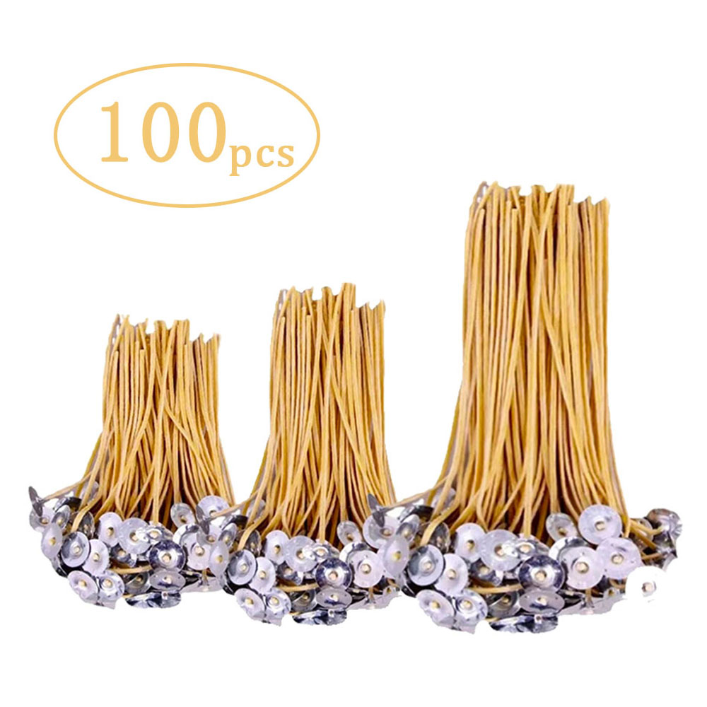 Candle Making Kit Beeswax - 100 pezzi stoppini per candele in