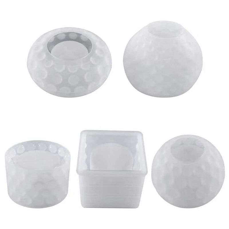 Candle Making Quantities - Set di 5 Stampi in Silicone