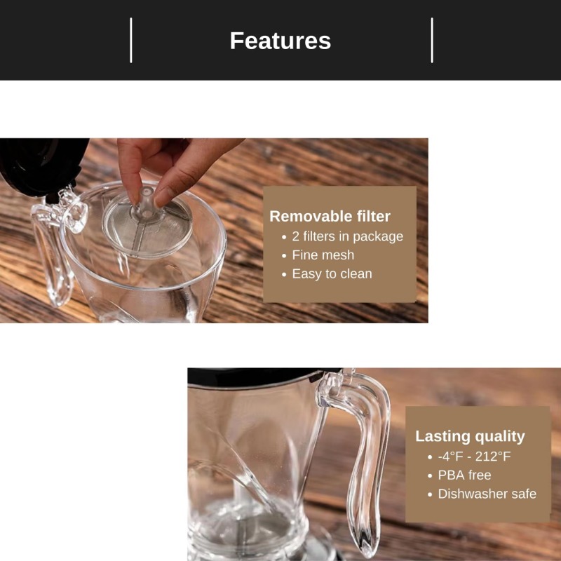 Logo personalizzato 600ml Vers - Pour Pot Aluminum recensione e prezzo