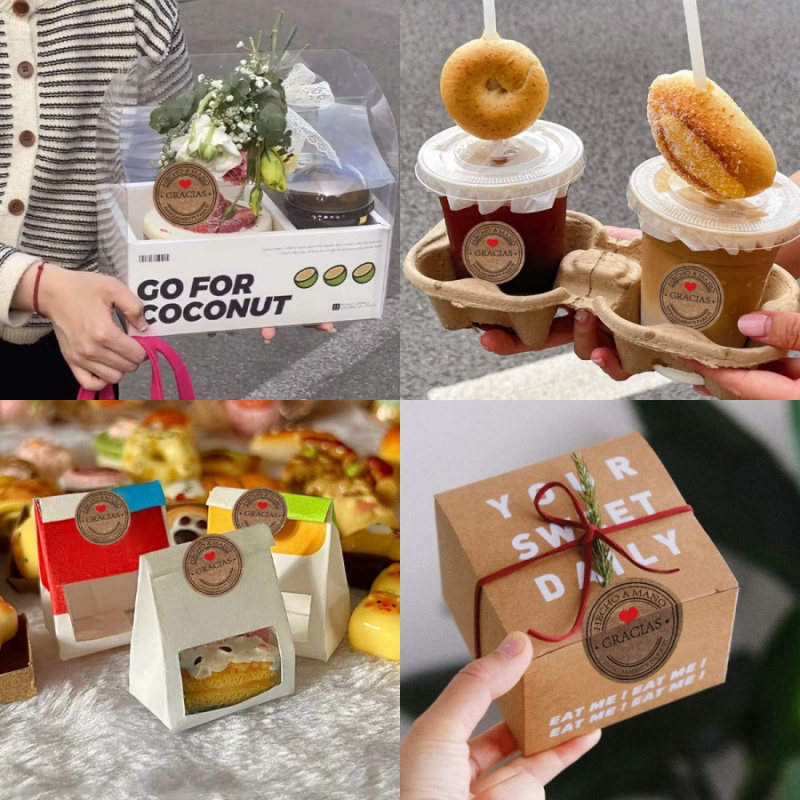 500 adesivi di ringraziamento  - Label Sticker Round recensione e prezzo