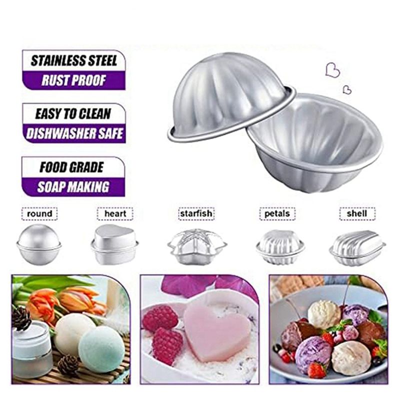 ABKS-24 Pezzi 6 Forme Stampi p - Candle Making Bath recensione e prezzo