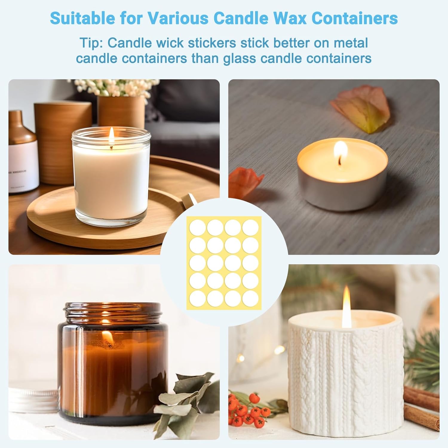 400PCS/100PCS Adesivi per stop - Candle Making Diy Kit recensione e prezzo