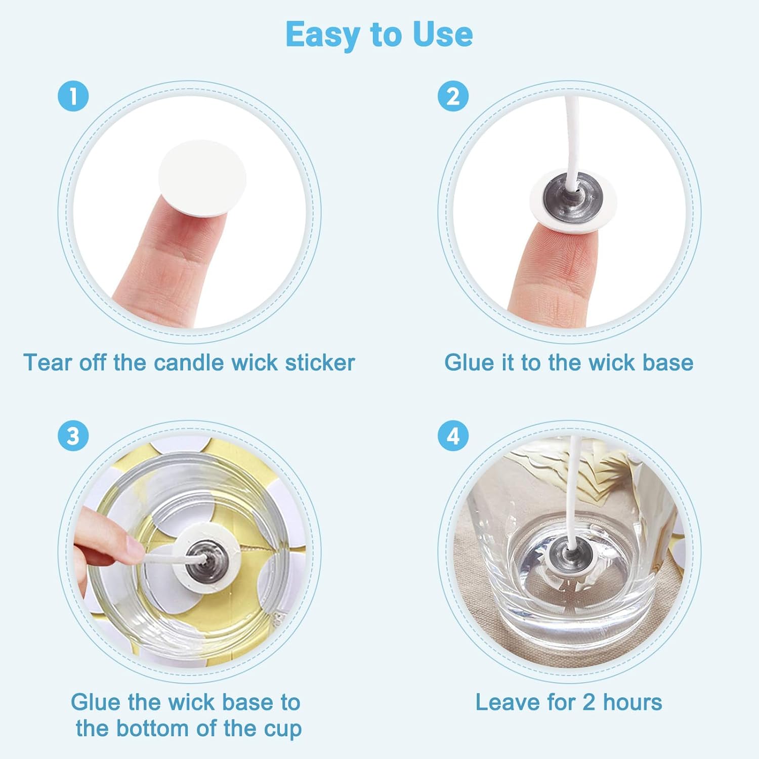 400PCS/100PCS Adesivi per stop - Candle Making Diy Kit recensione e prezzo