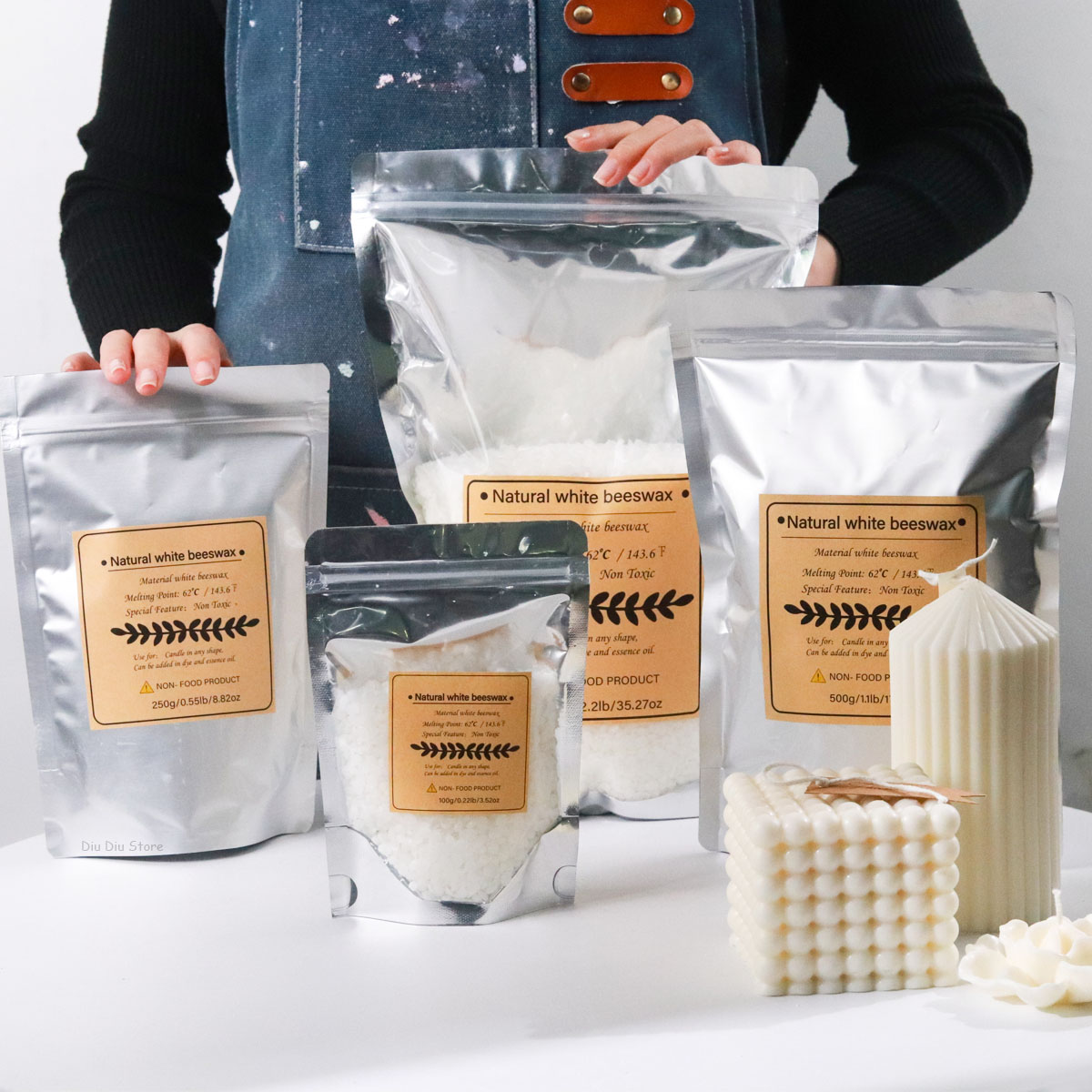 Cera d'api bianca Materiale pe - Candle Making Kit Beeswax recensione e prezzo