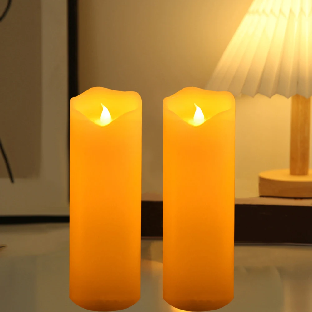 Luce di candela a LED da 2 pez - Paraffin Candle Wax recensione e prezzo
