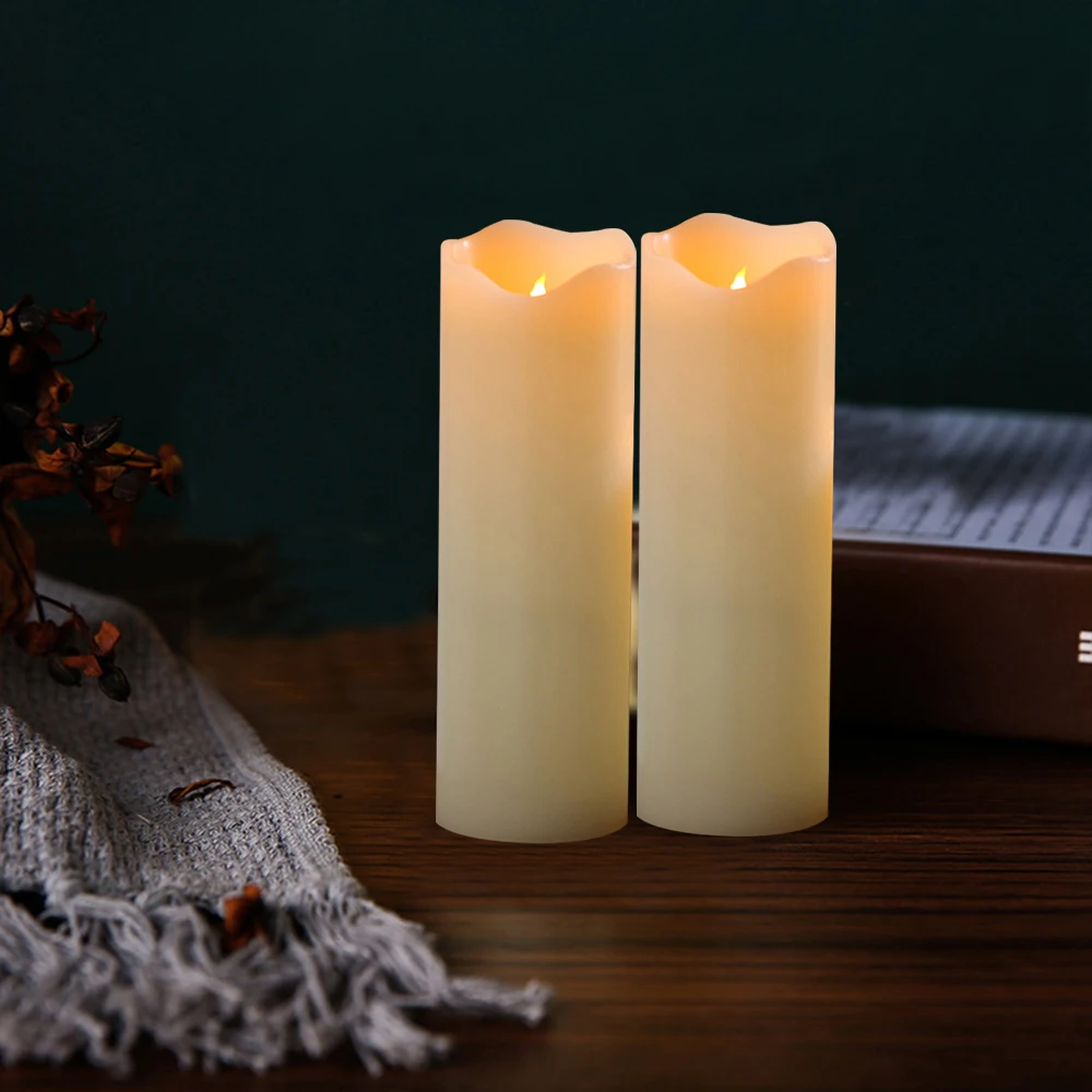 Luce di candela a LED da 2 pez - Paraffin Candle Wax recensione e prezzo
