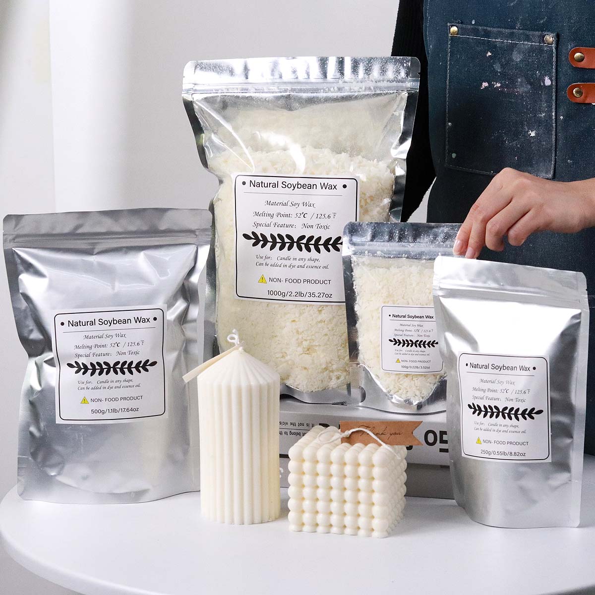 100/250/500/1000g Fiocco di ce - Candle Making Diy Kit recensione e prezzo