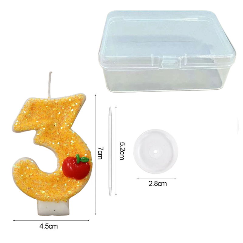 Candela Digitale Gialla a Form - Paraffin Candle Wax recensione e prezzo