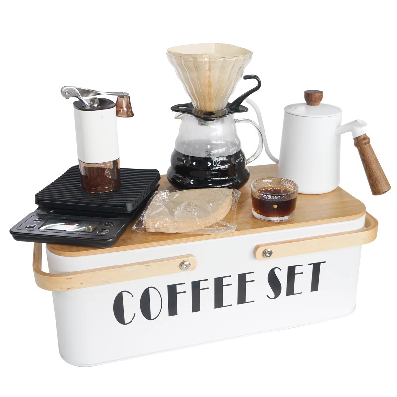 Set macchina da caffè portatil - Pour Pot Aluminum recensione e prezzo