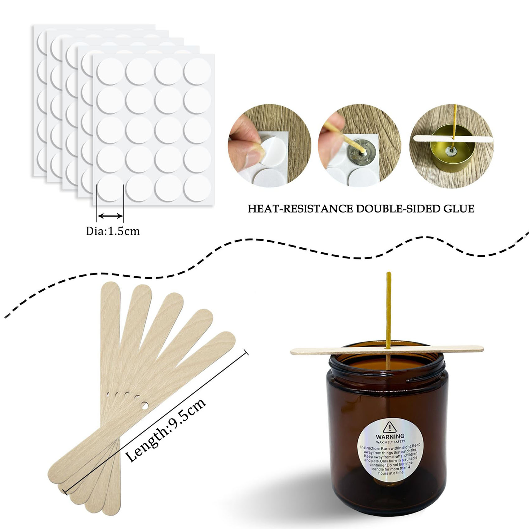 100 pezzi stoppini per candele - Candle Making Kit Beeswax recensione e prezzo