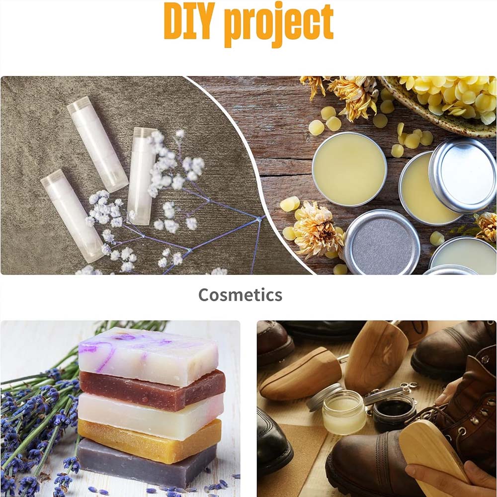 100g Cera d'api bianca Pura ca - Candle Making Kit Beeswax recensione e prezzo